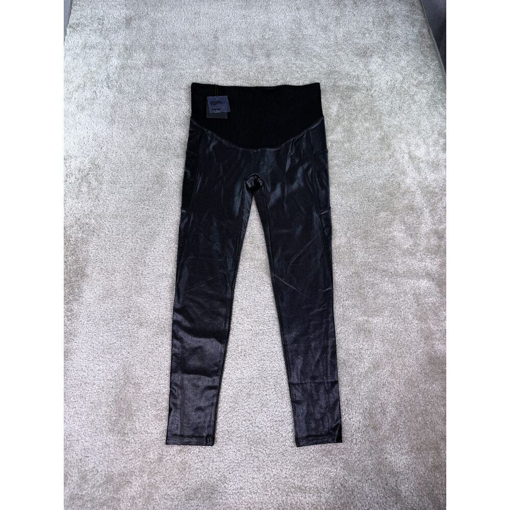 Tagoo Women Stretchy Faux Leather Leggings Pants High Waisted Legging Large C568
